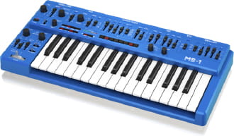 ベリンガー ライブパフォーマンスキット付きアナログモノフォニックシンセサイザー MS-1-BU