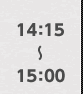 14:15〜15:00