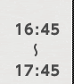 16:45〜17:45