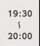 19:30〜20:00