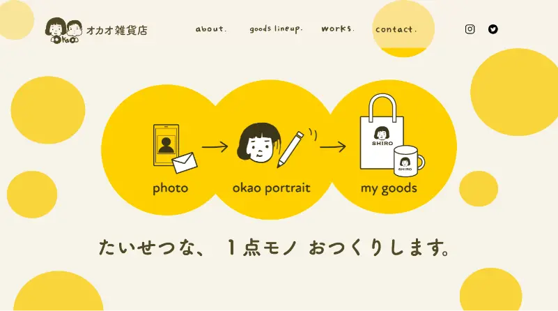 harukoさん okaoオカオ雑貨店「たいせつな、1点モノおつくりします」（STUDIO渋谷）